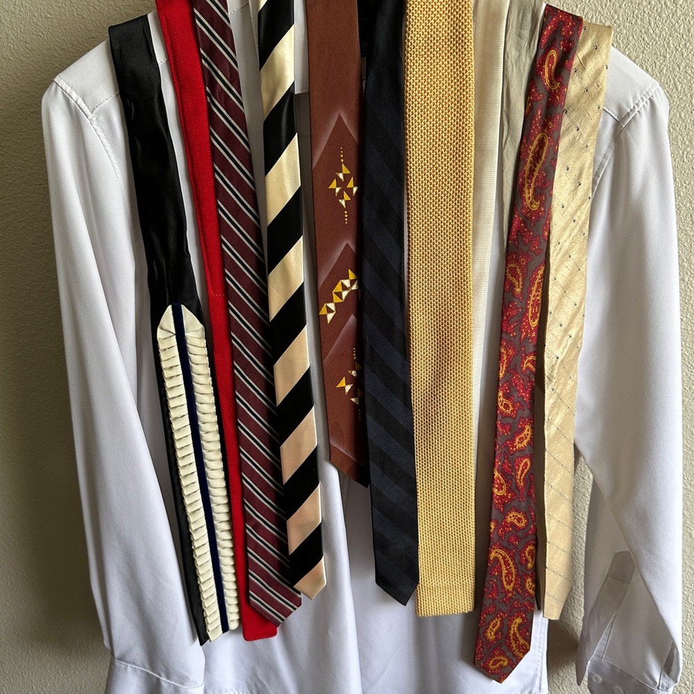 Men's Assorted Vintage Skinny Tie Set